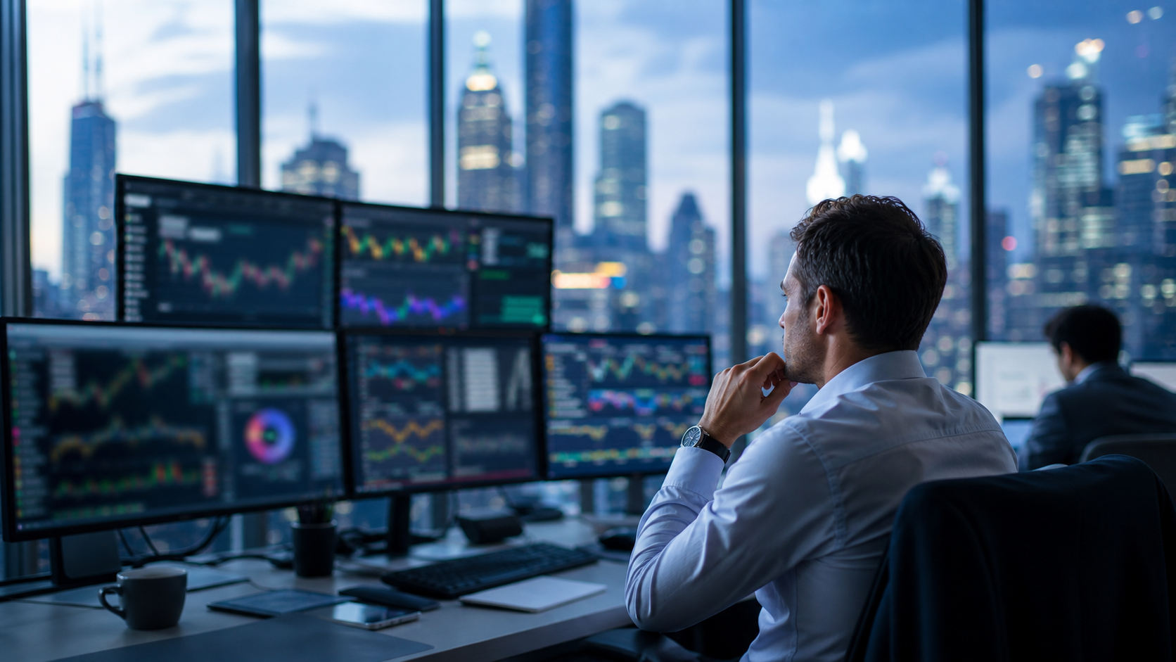 prediction market technology editorial illustration