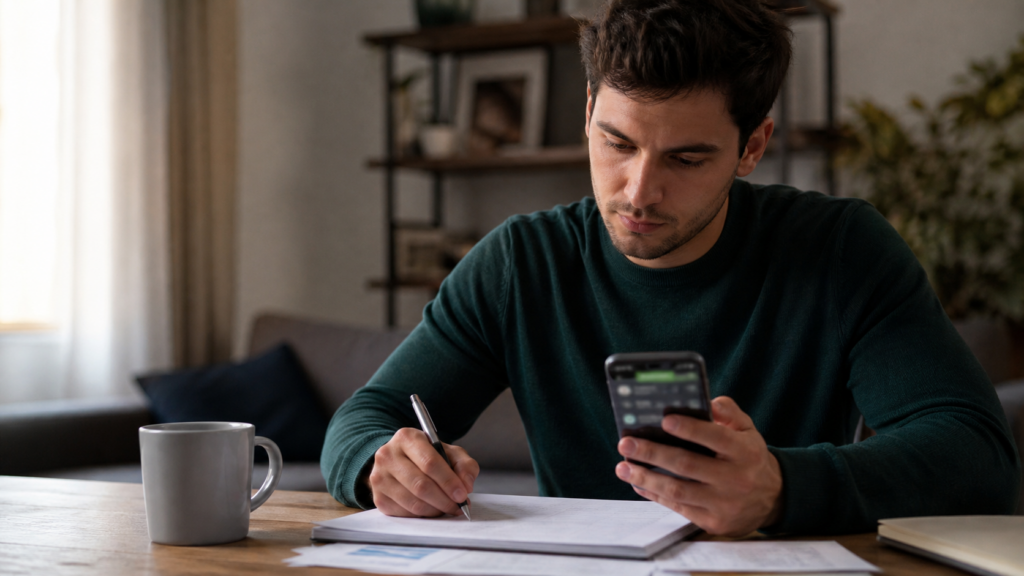 Responsible gambling budgeting beside a sports betting app